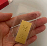 菜百首飾 足金Au999.9黃金金磚收藏禮品 “財(cái)富”金條 20克 曬單實(shí)拍圖