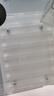 禧天龍塑料衣物收納箱玩具整理箱55L 透明 3個(gè)裝 帶輪 曬單實(shí)拍圖