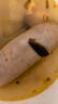 鋒味派黑豬肉爆汁烤腸原味400g火山石香腸肉腸早餐火腿腸熱狗腸燒烤食材 曬單實(shí)拍圖