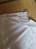 無印良品（MUJI）女式 雙股天竺編織法國袖連衣裙 女裝裙子連身裙長裙夏季BB2S4A5S 白色 M （160/84A） 曬單實拍圖