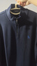 哈吉斯（HAZZYS）男裝上衣半開襟立領(lǐng)套頭衛(wèi)衣ABTZE0BDF33 深藏青色DN 180/100A50 曬單實拍圖