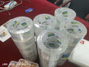 得力(deli)高品質(zhì)高透明封箱膠帶倉庫打包膠帶 60mm*100y*50um(91.4m/卷) 6卷/筒 辦公用品 30325 曬單實拍圖