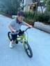 優(yōu)貝（RoyalBaby）兒童自行車鎂合金男女單車 月亮系列5-9歲 宇航員18寸 檸檬綠 曬單實(shí)拍圖