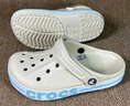 crocs卡駱馳貝雅卡駱班洞洞鞋|205089 冬日白/彩色-1LI 37/38(230mm) 曬單實(shí)拍圖