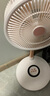 艾美特（AIRMATE） 循環(huán)電風(fēng)扇落地家用無(wú)線戶外折疊伸縮大風(fēng)量空氣遙控定時(shí)可充電式臺(tái)扇直流變頻 白色(CM-RD24)12吋折疊 曬單實(shí)拍圖