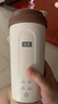 JIEXG燒水杯電熱水杯 小型便攜式燒水壺旅行加熱水杯電熱水壺車(chē)載戶(hù)外燒水壺家用保溫加熱杯 0.5L 【升級實(shí)時(shí)溫度】316內膽+USB雙插口 曬單實(shí)拍圖