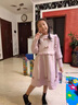 G.DUCKKIDS小黃鴨女童連衣裙春秋季2025新款洋氣兒童公主裙女寶寶針織毛衣裙 粉色 90 尺碼1~2歲【 80-90cm】 曬單實(shí)拍圖
