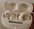 聯(lián)想（lenovo）藍牙耳機耳夾式開放不入耳藍牙5.4無線運動音樂游戲耳機適用蘋果華為小米OPPO手機EA420月巖白 曬單實拍圖