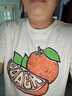 蔻馳（COACH）奧萊女士白色棉質(zhì)橙子圖案經(jīng)典圓領(lǐng)短袖T恤 白色 M 曬單實(shí)拍圖