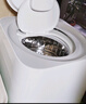 美的（Midea）迷你洗衣機 MB30VH36E 3KG嬰兒小型兒童內衣洗衣機 全自動(dòng)波輪 高溫煮洗 除菌除螨宿舍 以舊換新 曬單實(shí)拍圖