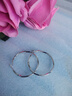 伊燦歐美時(shí)尚氣質(zhì)耳圈高級感耳飾2025年新款爆款大圈圈耳環(huán)女百搭耳釘 歐美時(shí)尚氣質(zhì)銀色耳圈 曬單實(shí)拍圖