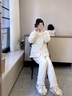 貓人女士睡衣女冬三層夾棉加厚加絨新中式國風(fēng)棉服可外穿棉襖家居服 曬單實(shí)拍圖