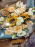 艾斯維娜七夕情人節(jié)鮮花速遞向日葵混搭花束生日禮物全國(guó)同城配送 向日葵香檳韓式花束 曬單實(shí)拍圖