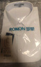 羅蒙（ROMON）純色商務(wù)職業(yè)正裝男士白襯衫工裝男裝短袖襯衣男CS72白色4XL 曬單實(shí)拍圖