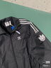 adidas休閑簡約三條紋梭織立領(lǐng)夾克外套男裝阿迪達(dá)斯官方三葉草 黑色 XS 曬單實拍圖