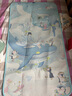 babycare嬰兒抑菌涼席寶寶透氣冰絲席兒童幼兒園可水洗鯨魚(yú)噴泉56*100CM 曬單實(shí)拍圖