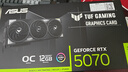 華碩（ASUS）TUF GeForce RTX 5070 O12G GAMING 電競(jìng)游戲顯卡 曬單實(shí)拍圖