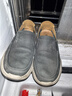 天美意休閑皮鞋商場(chǎng)同款通勤一腳蹬男鞋新款 深灰 40 曬單實(shí)拍圖