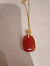 郎凱丹頓紅瑪瑙項(xiàng)鏈女純銀無(wú)事牌吊墜紅色飾品母親節(jié)禮物送媽媽生日禮物 鴻福平安（吊墜+銀鏈） 曬單實(shí)拍圖