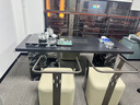 群儒承瑜現(xiàn)代簡約高端奢石巖板茶臺桌茶桌椅組合簡約茶桌帶移動茶水柜茶臺 主椅1+客椅4 曬單實拍圖