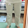 森馬（Semir）森柔|牛仔褲女夏季半松緊腰做舊長(cháng)褲女生基礎錐形褲103325124004 曬單實(shí)拍圖