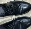 海瀾之家HLA皮鞋男士商務(wù)休閑系帶德比正裝鞋子男H135/H171 黑色45 曬單實(shí)拍圖