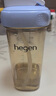 HEGEN海格恩吸管杯兒童水杯學(xué)飲杯奶瓶1-3-6歲直飲吸管嬰兒寶寶牛奶杯 【熱銷TOP】 吸管杯-莫蘭迪藍(lán) 曬單實拍圖