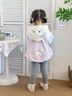 班喜迪女童外套春秋款2025新款兒童衣服秋季連帽上衣女寶寶洋氣公主秋裝 紫色 90 曬單實(shí)拍圖