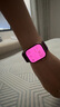 Apple/蘋果 Watch Series 10 智能手表GPS款42毫米玫瑰金色鋁金屬表殼梅子色回環(huán)式運動表帶MX1X3CH/B 曬單實拍圖