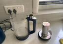 摩飛電器養(yǎng)生壺恒溫壺1.5L煮茶壺煮茶器辦公室花茶壺玻璃燒水壺保溫一體家用電熱水壺帶不銹鋼濾網(wǎng) MR6089 輕奢藍(lán) 1.5L 曬單實(shí)拍圖