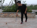 煦凜德國實(shí)木陀螺鞭繩子中老年健身兒童老式木陀螺帶鞭子冰尜兒木質(zhì) 學(xué)生款 優(yōu)質(zhì)槐木 【1桿2繩】（不發(fā)光） 曬單實(shí)拍圖