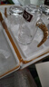 青蘋果二兩白酒分酒器套裝家用小號量酒器玻璃酒杯紅酒醒酒器帶刻度6只 金箔分酒器x6/ 100ml 曬單實拍圖