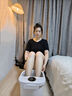 美的（Midea）泡腳桶足浴盆電動(dòng)泡腳盆加熱全自動(dòng)按摩2025實(shí)用洗腳盆智能恒溫過(guò)膝療家用 官方新品-溫泉沖浪水流+拆卸按摩盤+漏保開關(guān) 七夕情人節(jié)禮物生日送男女友老婆老公長(zhǎng)輩爸媽高檔養(yǎng)生 曬單實(shí)拍圖