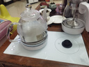 新功（SEKO）自動上水電熱水壺玻璃保溫茶臺燒水壺噴淋煮茶器花茶壺電茶壺W34 1L W34（37*20）底部上水蒸煮多功能電茶爐 曬單實拍圖