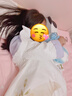 愛(ài)貝迪拉嬰兒睡袋寶寶秋冬款純棉恒溫新生兒童睡覺(jué)加厚恒溫防踢被四季通用 恒溫x新疆棉【春秋薄膽 室溫18-28℃】云端夢(mèng)境 S碼（100*65CM）【適合0-2歲】 曬單實(shí)拍圖