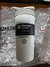 Blender Bottle Strada蛋白粉不銹鋼搖搖杯攪拌球便攜運動(dòng)水杯健身水壺奶昔杯 24oz不銹鋼-層云白710ml 曬單實(shí)拍圖