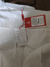 皮爾卡丹（pierre cardin）單口袋刺繡小兔子棉襯衫女粉色寬松襯衣2025春季百搭休閑開衫上衣 白色 【棉布】 L 105-120斤 曬單實(shí)拍圖