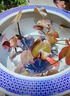 君閔景德鎮(zhèn)青花瓷大口徑陶瓷魚缸睡蓮荷花盆缸室外大號(hào)特大號(hào)庭院水缸 直徑1.2米高90厘米 曬單實(shí)拍圖