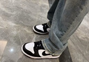 耐克NIKE男復(fù)古休閑板鞋 DUNK緩震運(yùn)動(dòng)鞋 HF5441-100黑白42 曬單實(shí)拍圖