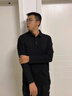 羅蒙（ROMON）T恤男秋季潮流衛衣長(cháng)袖POLO領(lǐng)休閑商務(wù)上衣打底衫男裝8899深灰XL 曬單實(shí)拍圖