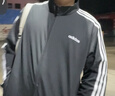 adidas休閑舒適三條紋立領(lǐng)夾克外套男裝秋季阿迪達斯官方輕運動(dòng) 黑色/白(推薦選大一碼) S 曬單實(shí)拍圖