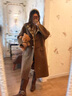 RHUDE FOG品牌女裝韓版復古雙面羊毛呢外套女2025冬季新款時(shí)尚高級感牛角扣 咖色 M 曬單實(shí)拍圖