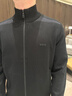 BOSS博斯男士25年冬季新款正面紋理彈力面料針織開(kāi)衫 001-黑色 M 曬單實(shí)拍圖