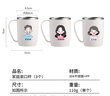  304不銹鋼漱口杯一家三口四口刷牙杯親子牙刷杯兒童洗漱杯牙缸杯 曬單實(shí)拍圖
