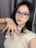 銘戴超輕眼鏡框架透明椰子灰眼鏡框女近視鏡可配度數(shù)素顏減齡圓框眼睛 清冷透灰 0度防藍(lán)光【支持七天無理由】 曬單實(shí)拍圖