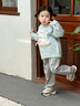 可英 GOWINBABY女童毛衣新款2025秋季小女孩甜美可愛上衣女寶休閑寬松百搭針織衫 淺藍色 130 （適合身高120cm-130cm） 曬單實拍圖