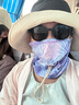 伯希和（Pelliot）防曬面罩女頭巾戶外騎行脖套冰絲防沙多功能口罩男16023203淺紫色 曬單實(shí)拍圖