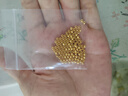 吾皇老金黃金古法金珠足金999DIY配件手鏈項(xiàng)鏈小金珠路路通散珠情侶手串 約0.15g 曬單實(shí)拍圖