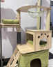 【京東物流】皇胖子貓爬架貓窩一體太空艙別墅貓玩具貓抓板用品 K6104大貓高層高175cm 曬單實(shí)拍圖