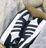 adidas ENTRAP美式校園風(fēng)運(yùn)動(dòng)板鞋少年感復(fù)古籃球鞋男女阿迪達(dá)斯 白色/黑色   43 曬單實(shí)拍圖